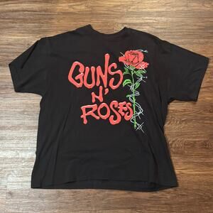 Guns N’ Roses unique Graphic Band T-Shirt Black Size L